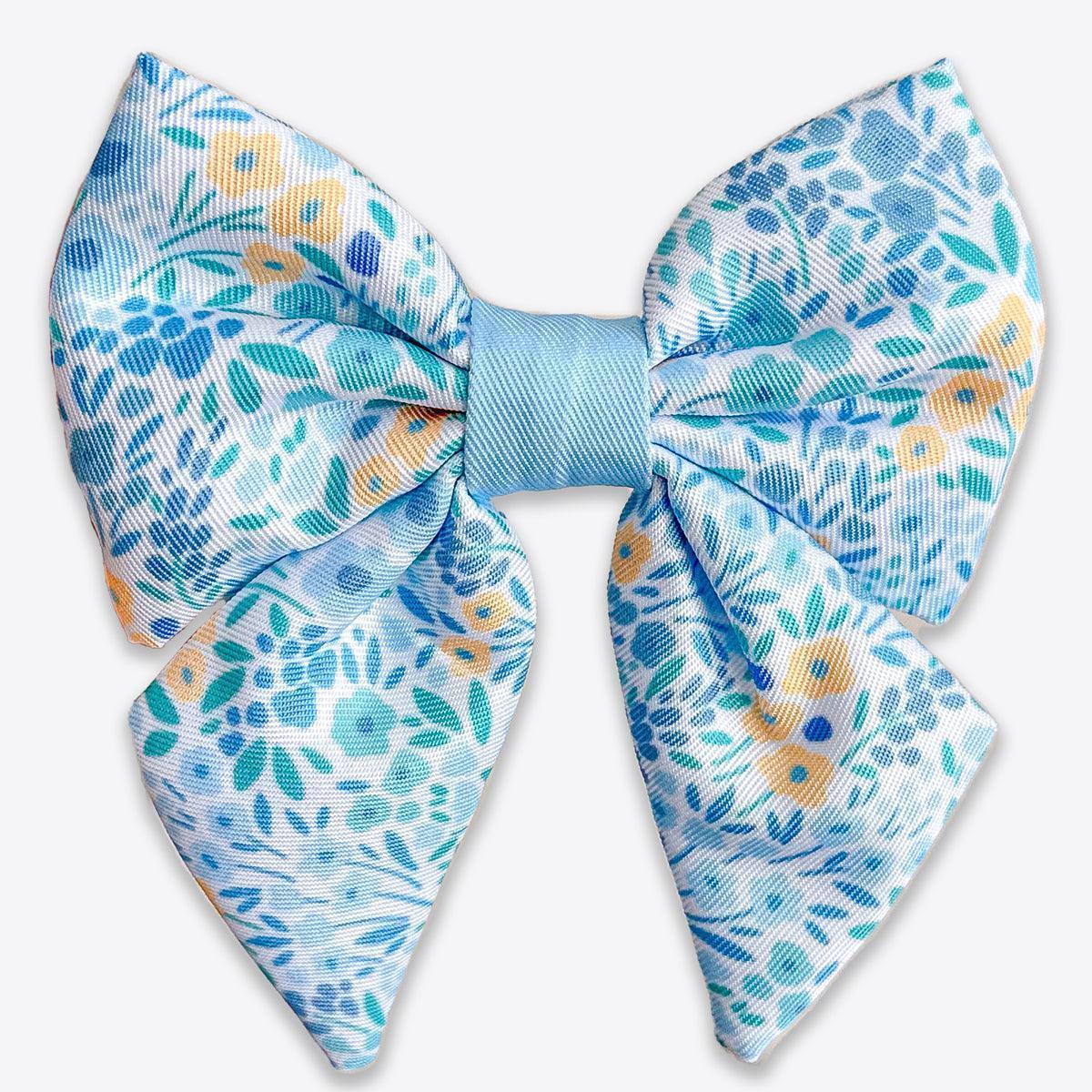 Wyld Cub - Dog Sailor Bow Tie: Notting Hill Sky